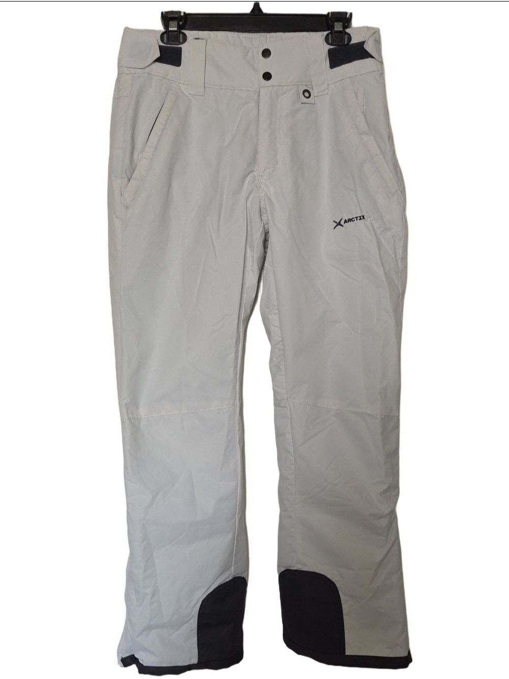 Arctix White Insulated Women’s Snow Pants with Black Reinforcements